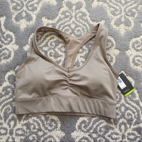 GapFit Eclipse Medium Impact T-Back Longline Sports Bra - Picture 3 of 7
